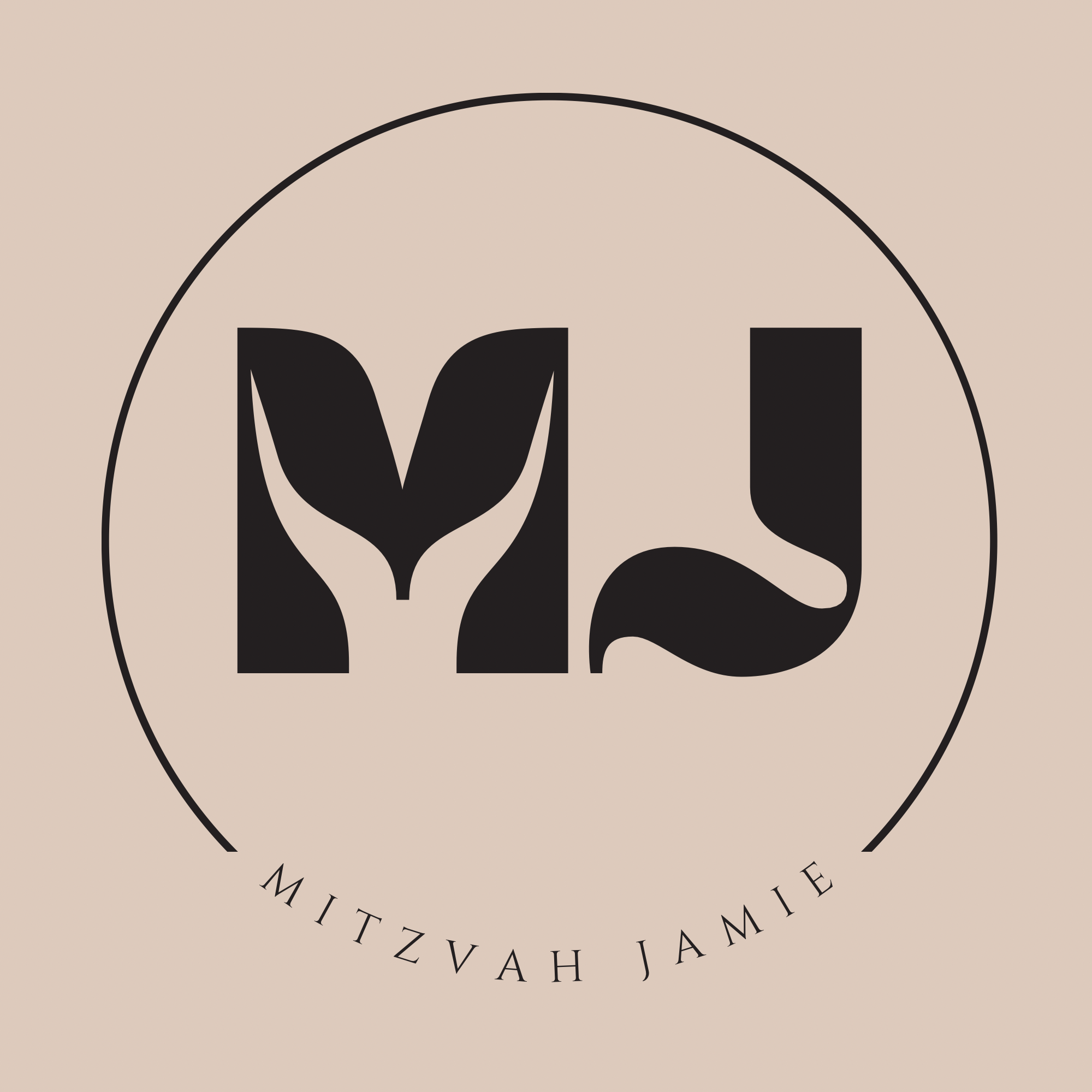 The logo is for Mitzvah Jamie.